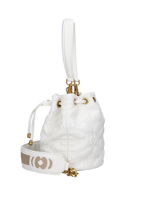 Leather bucket bag LA CARRIE | STICH&SPUN SMALLBIANCO